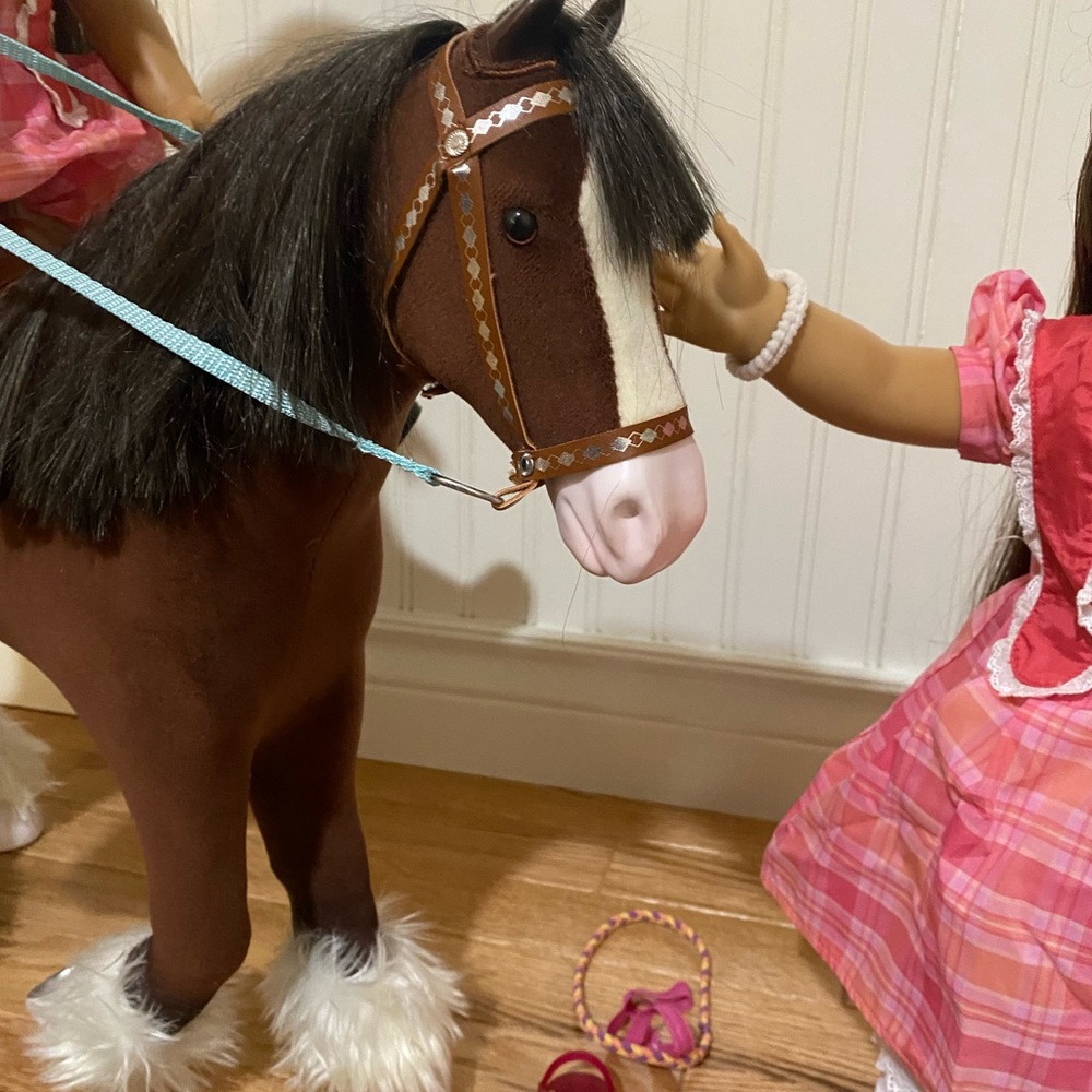 American Girl Doll Horse and Dog